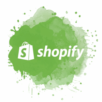 Logo Shopify Fondo Pintura